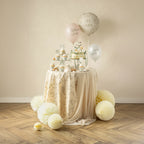 Mantel Beige Flores