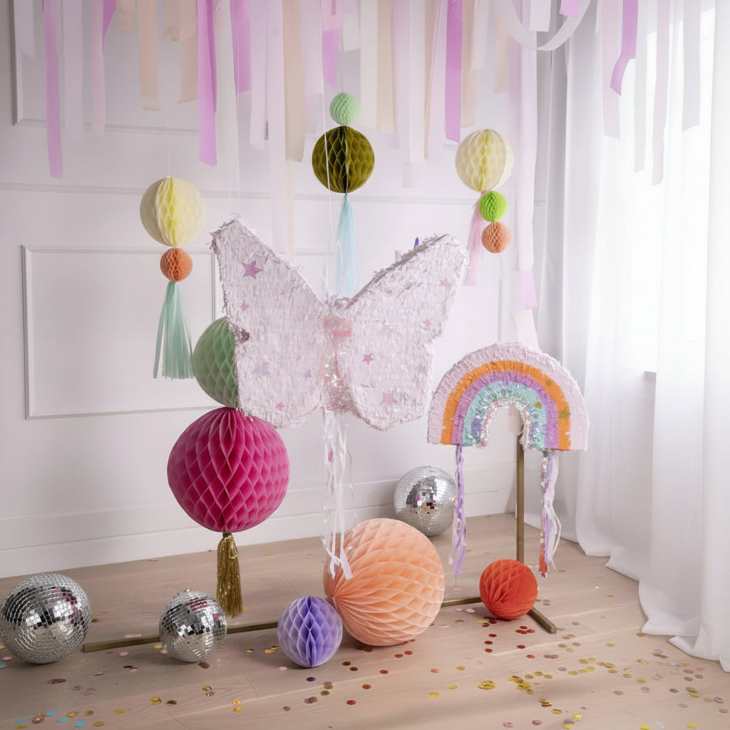 Piñata mariposa plegable