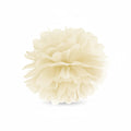 Pompón de Papel Tissue Crema