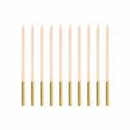 Velas de Cumpleaños Lisas Beige