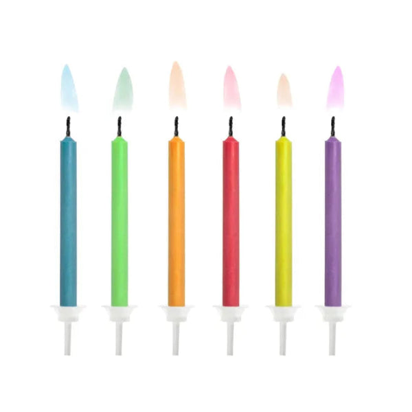 Velas de Cumpleaños Coloured Flames