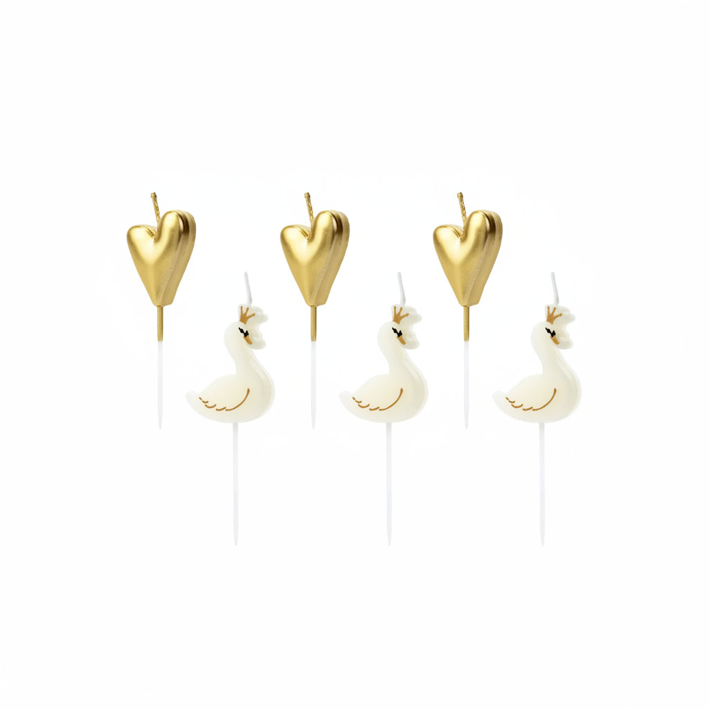 Velas de Cumpleaños Lovely Swan