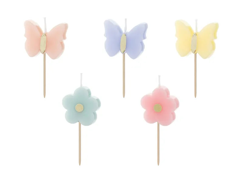 Velas de Cumpleaños Butterflies