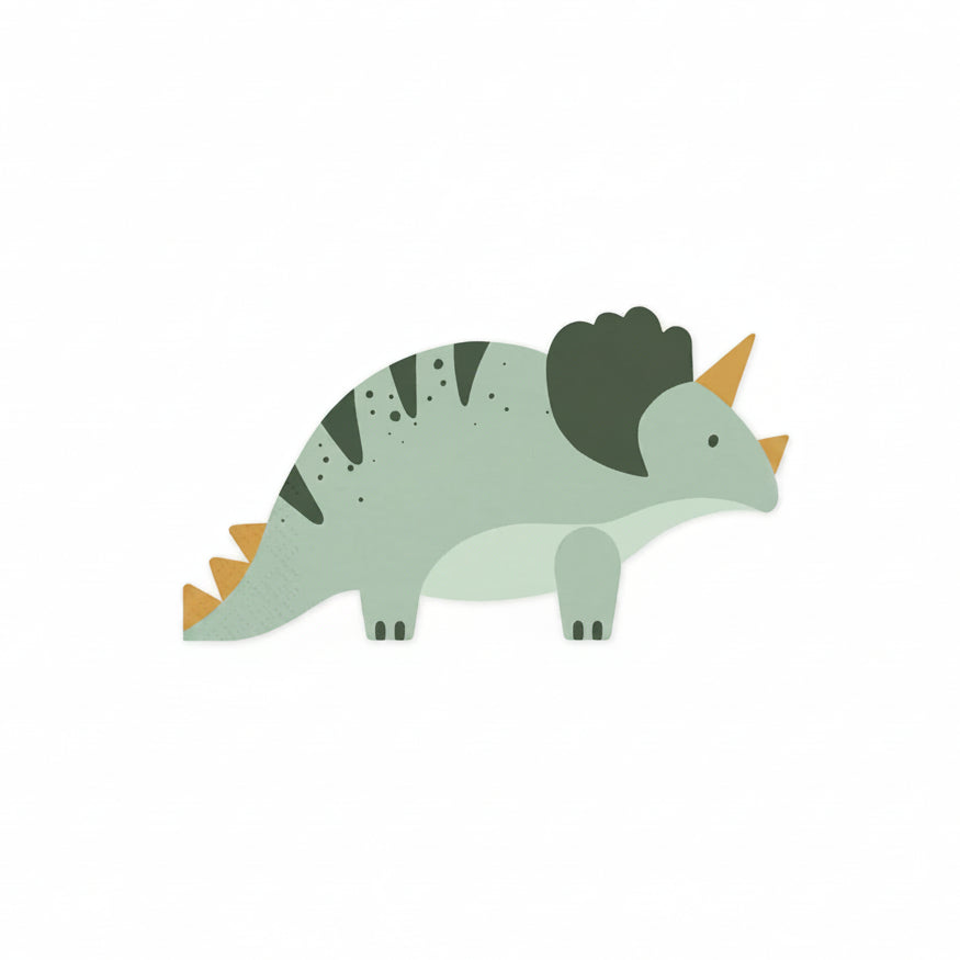 Servilletas Triceratops