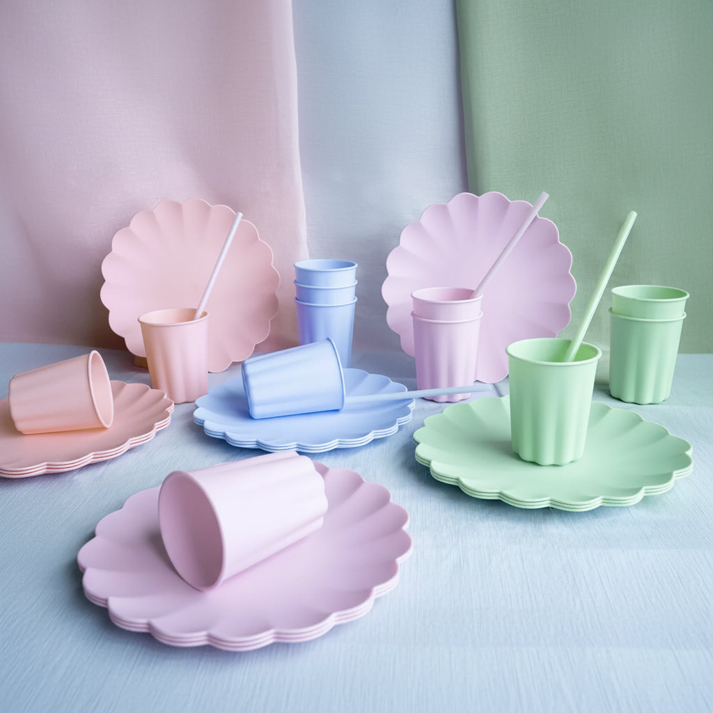 Platos de Plástico Frill
