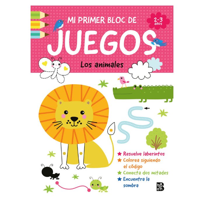 Mi primer bloc de juegos: Los animales