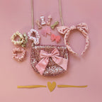 Clips lazos acetato Pretty in Pink
