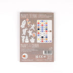 Imanes para colorear con acuarela seca
