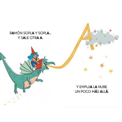 El dragón de las letras 1: Ana, el dragón y la nube aspirador - Begoña Oro
