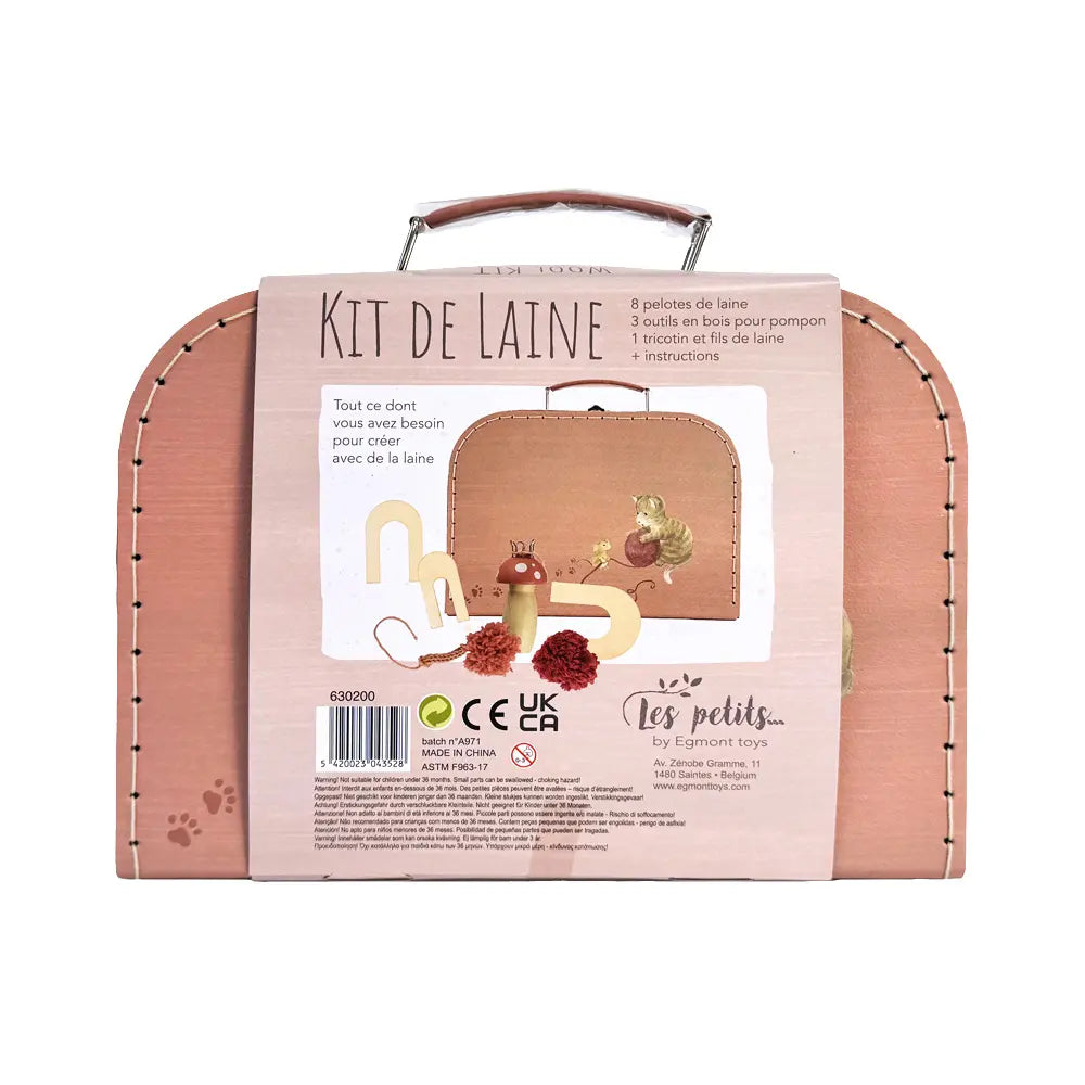 Maletín con kit de lana
