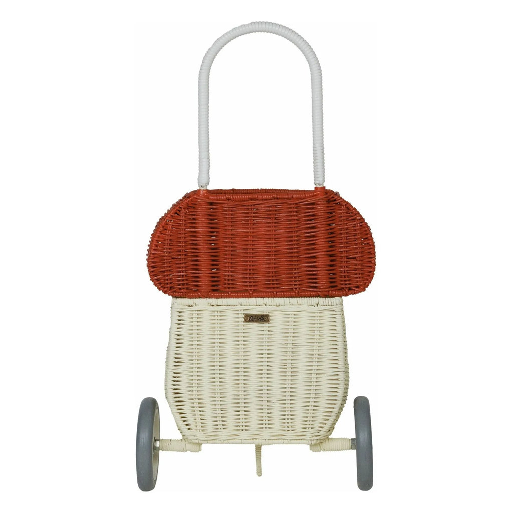 Carrito almacenaje ratán