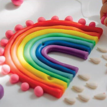 Plastilina Kneta Set de 4 Colores