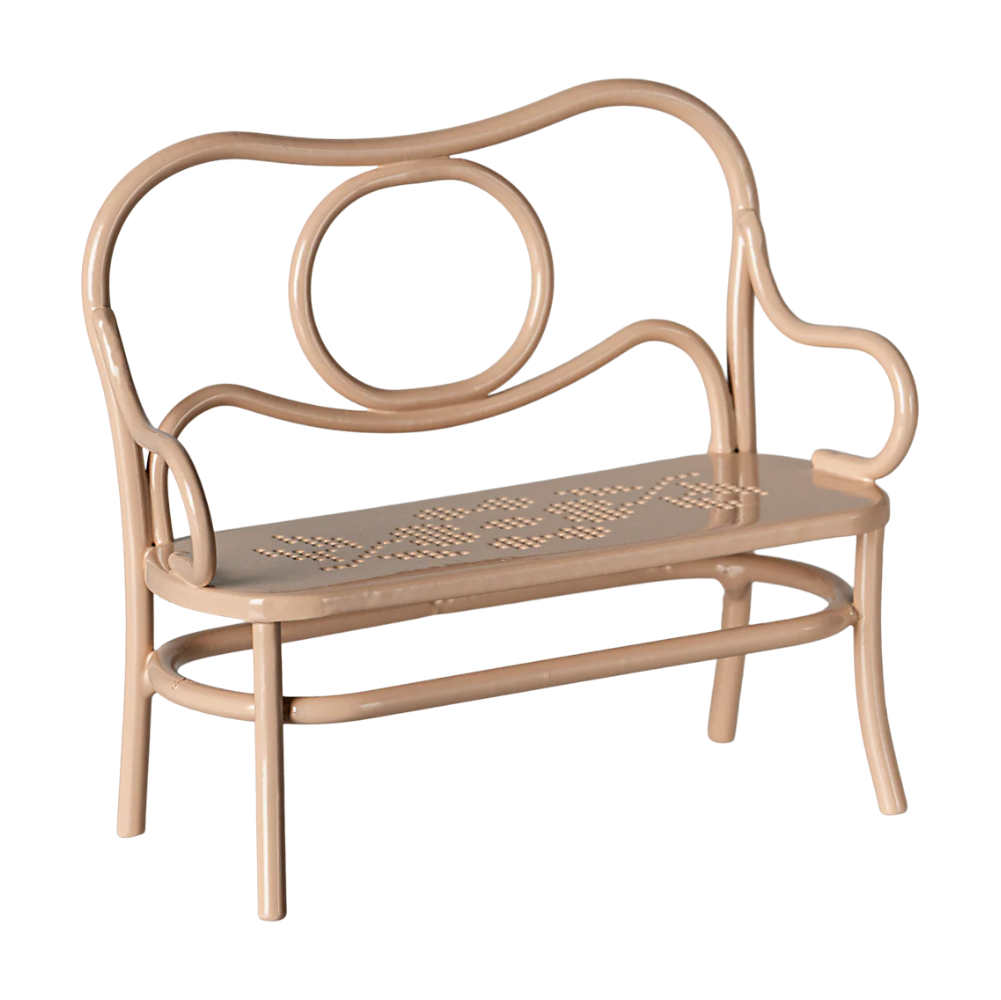 Set de café con mobiliario completo, Grande - Rosa pálido