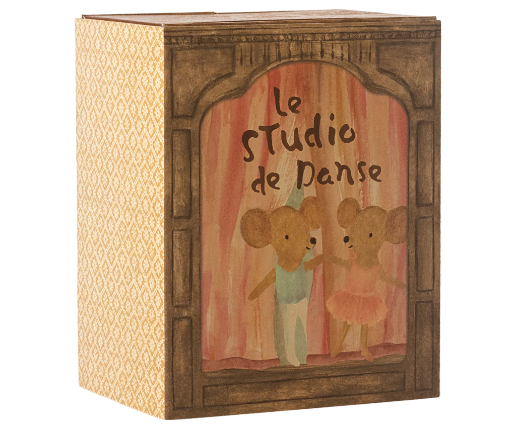 Ratones en estudio de danza, hermanos pequeños
