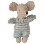 Bebe raton en capazo - Azul