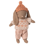 Conejito de invierno, micro - Marrón - Rosa