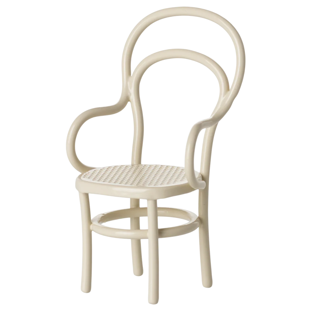 Silla vintage, ratón - Blanco roto
