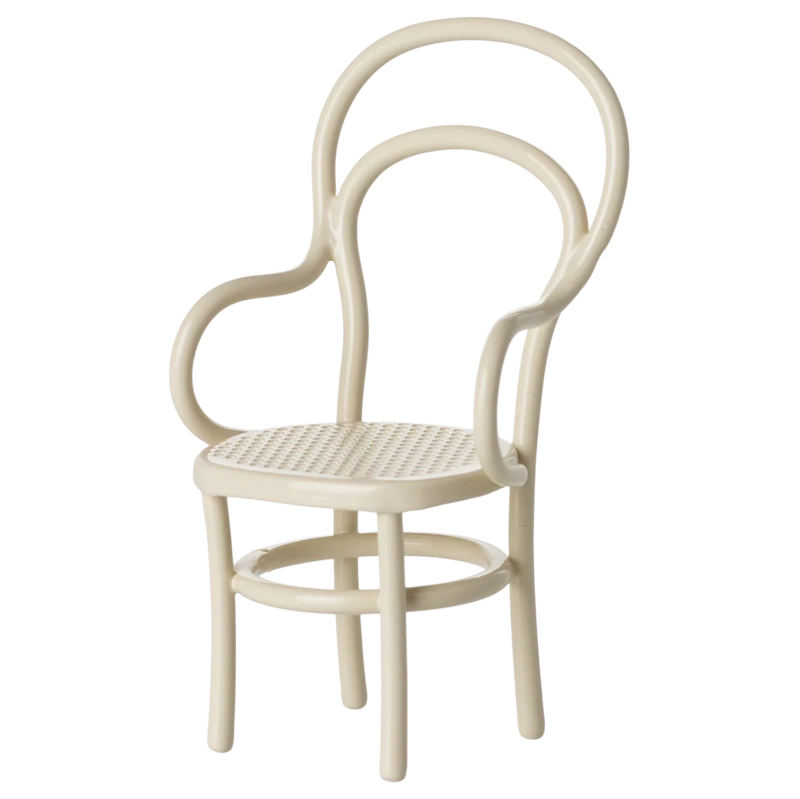 Silla vintage, ratón - Blanco roto