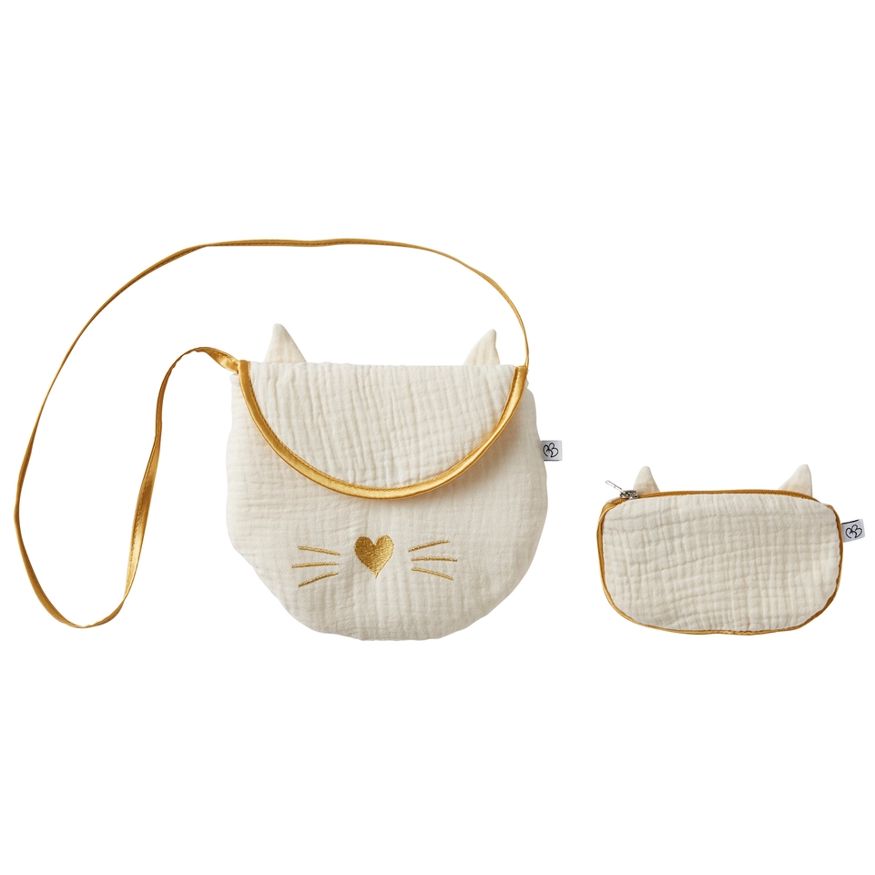 Bolso con monedero Gatito