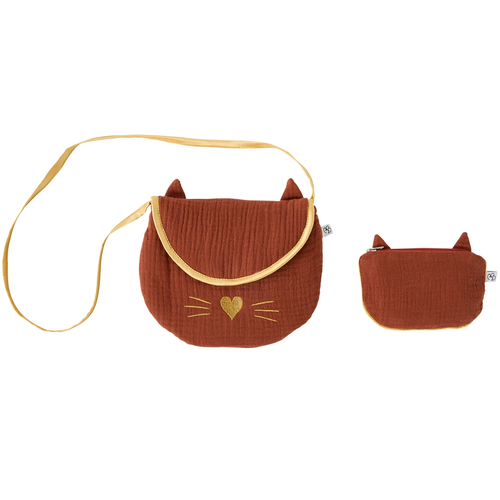 Bolso con monedero Gatito