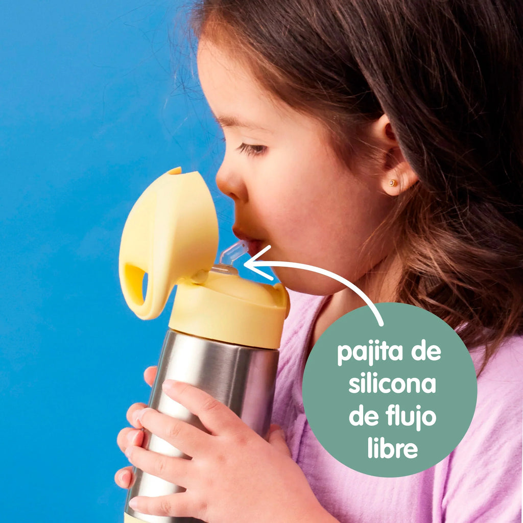Botella térmica con pajita 350ml