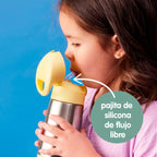 Botella térmica con pajita 500ml