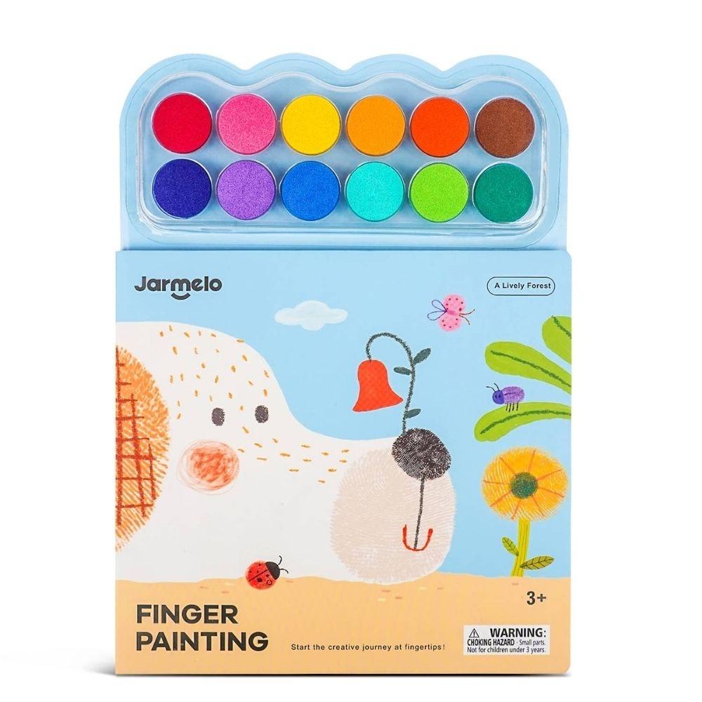 Finger Painting - A Lively Forest
