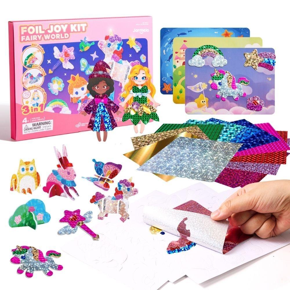 Kit creativo 3 en 1 Foil Joy - Fairy World