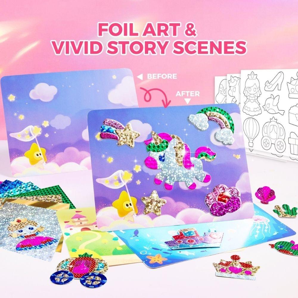 Kit creativo 3 en 1 Foil Joy - Fairy World