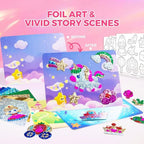 Kit creativo 3 en 1 Foil Joy - Fairy World