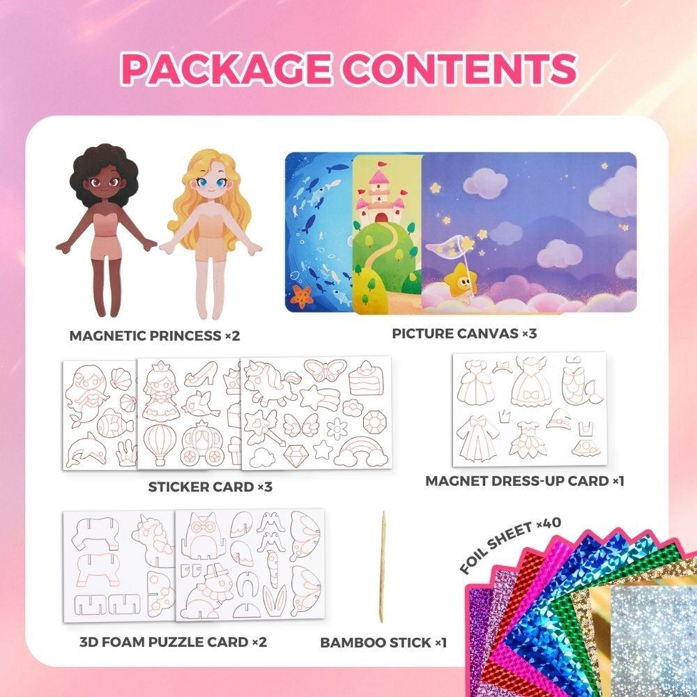 Kit creativo 3 en 1 Foil Joy - Fairy World