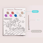 Cuaderno con Acuarela Seca - Unicorn