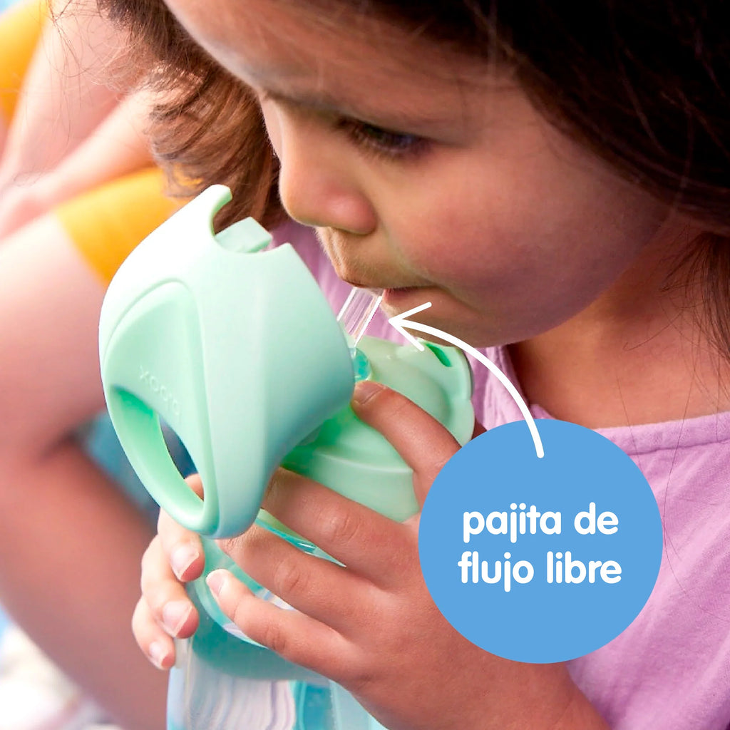 Botella Junior con pajita 380ml