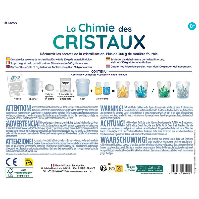 La chimie des Cristaux