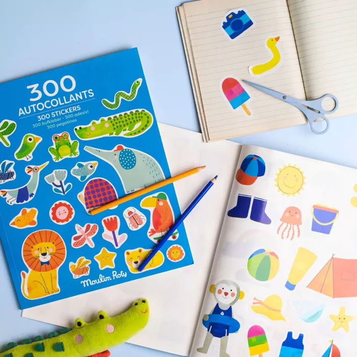 Cuaderno 300 pegatinas