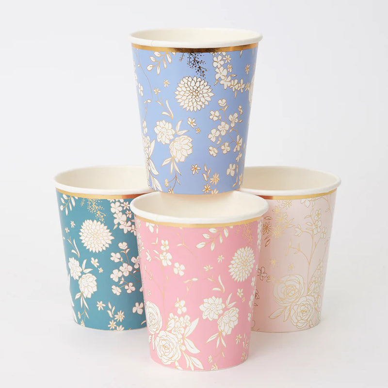 8 Vasos English Garden