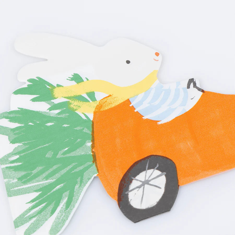 16 Servilletas - Racing Car Bunny