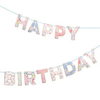 Guirnalda Happy Birthday - English Garden