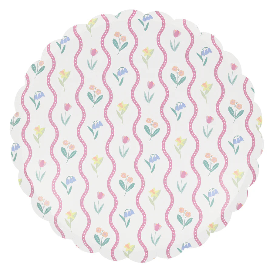 8 Platos - Patrones florales Bloomsbury