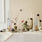 12 Velas de Mesa Pastel