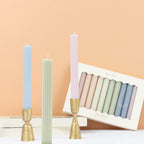 12 Velas de Mesa Pastel