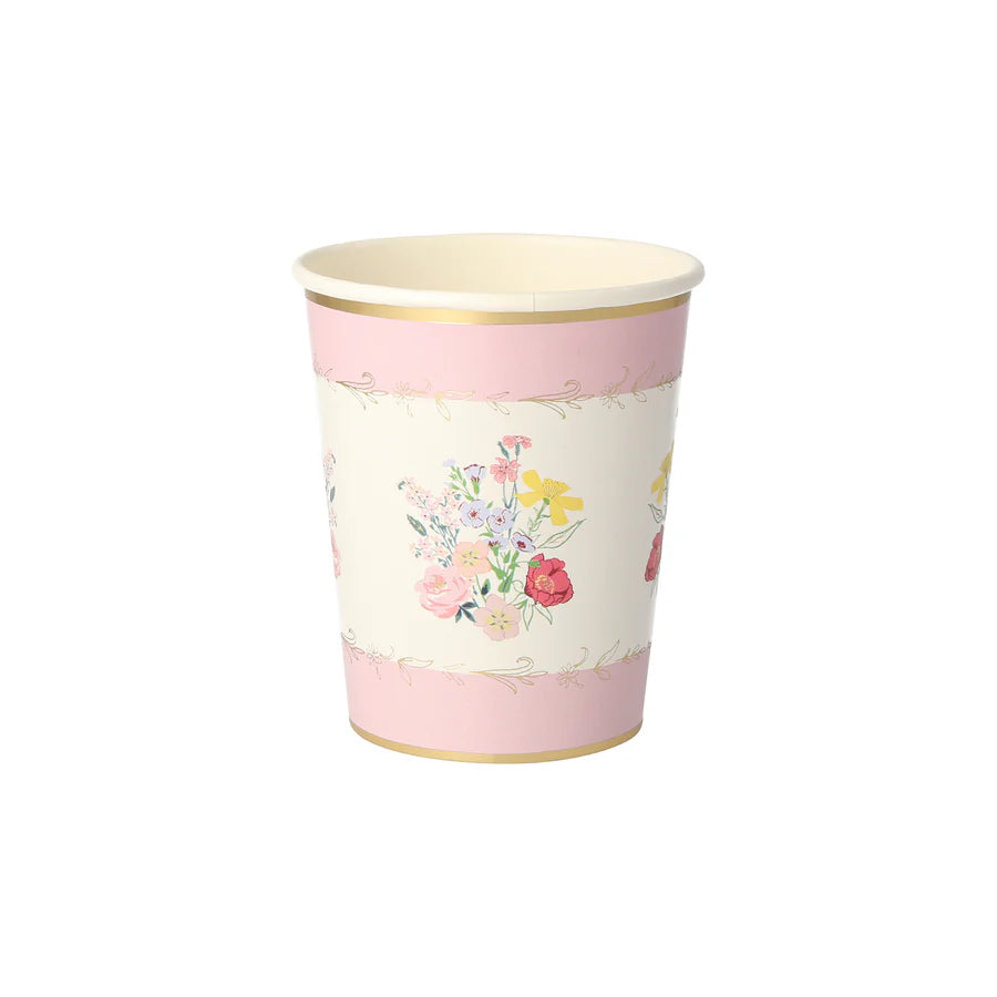 8 Vasos English Garden
