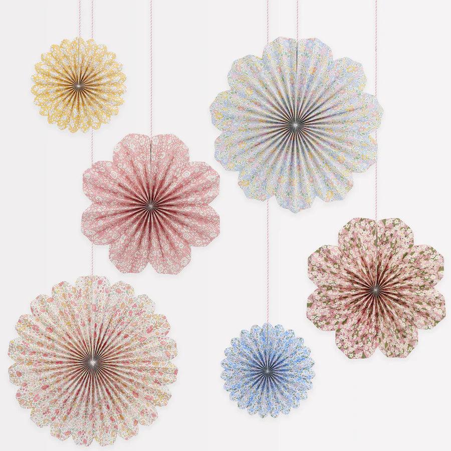 6 Molinetes flores