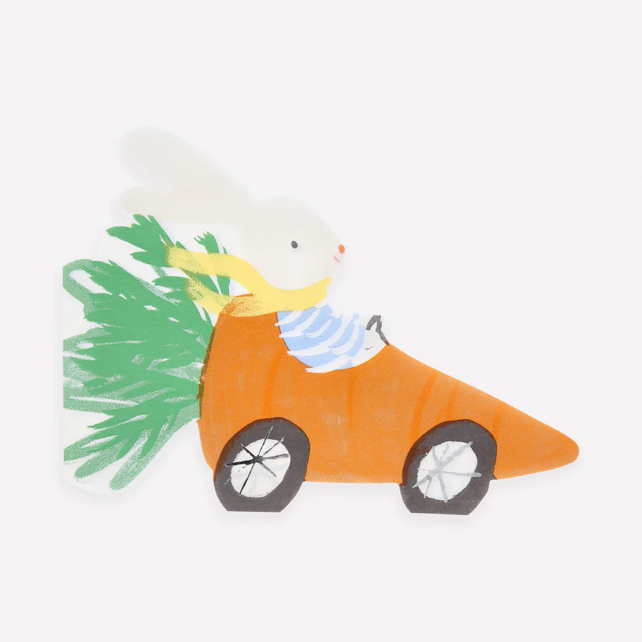 16 Servilletas - Racing Car Bunny
