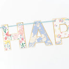 Guirnalda Happy Birthday - English Garden