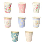 8 Vasos English Garden