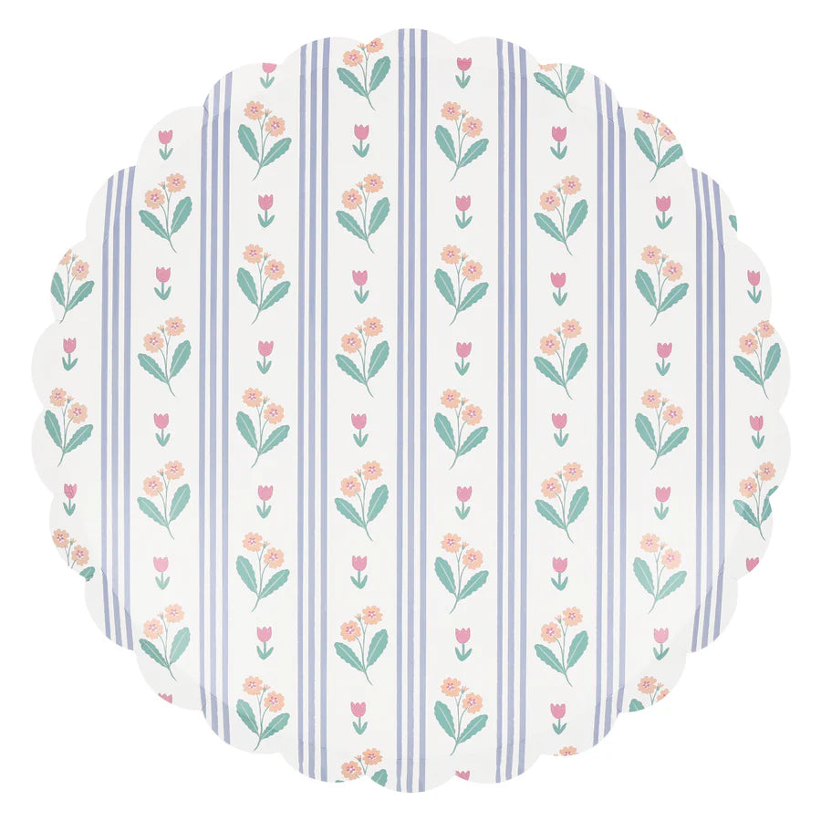 8 Platos - Patrones florales Bloomsbury