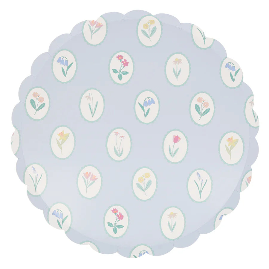 8 Platos - Patrones florales Bloomsbury