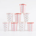8 Vasos - Vintage Rose