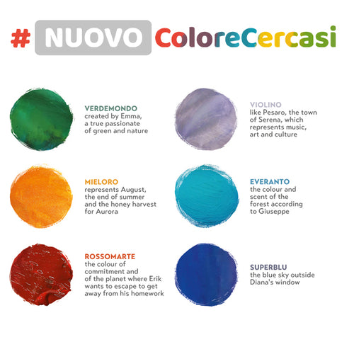 6 Témperas de colores especiales